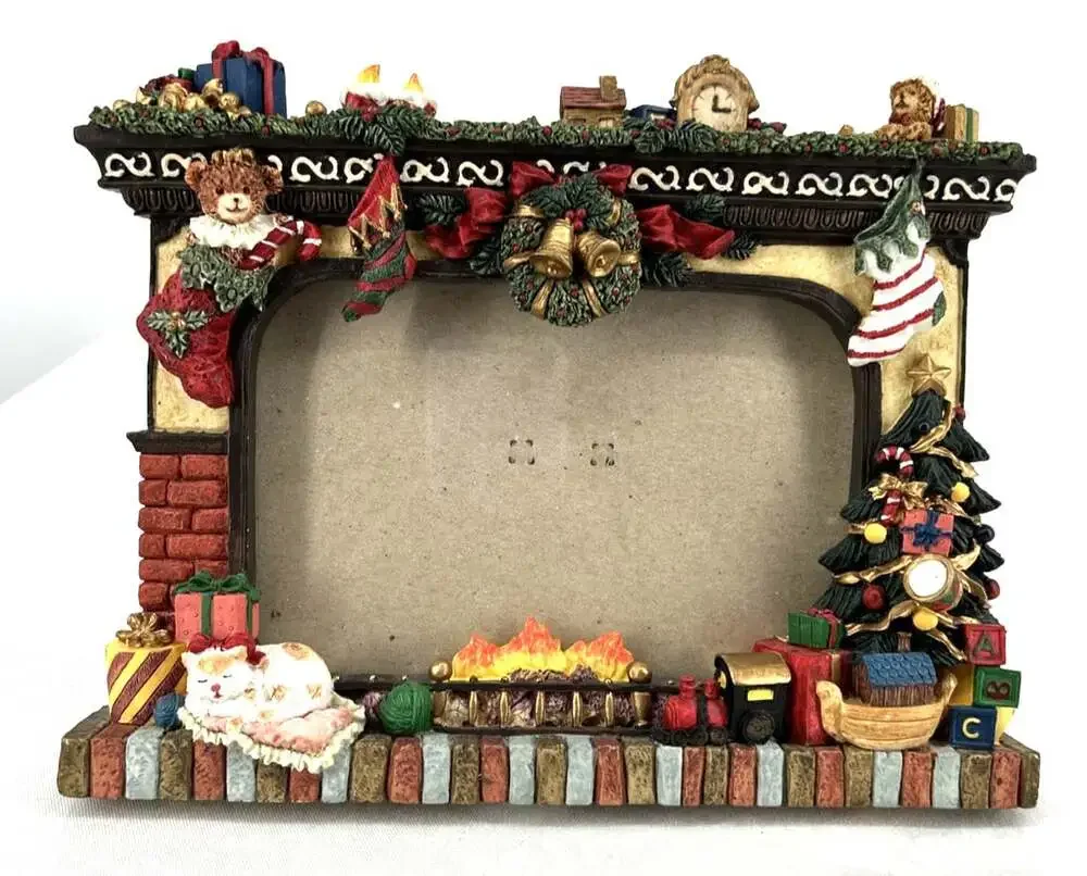 Picture Frame Fireplace Toys Resin 5 x 7